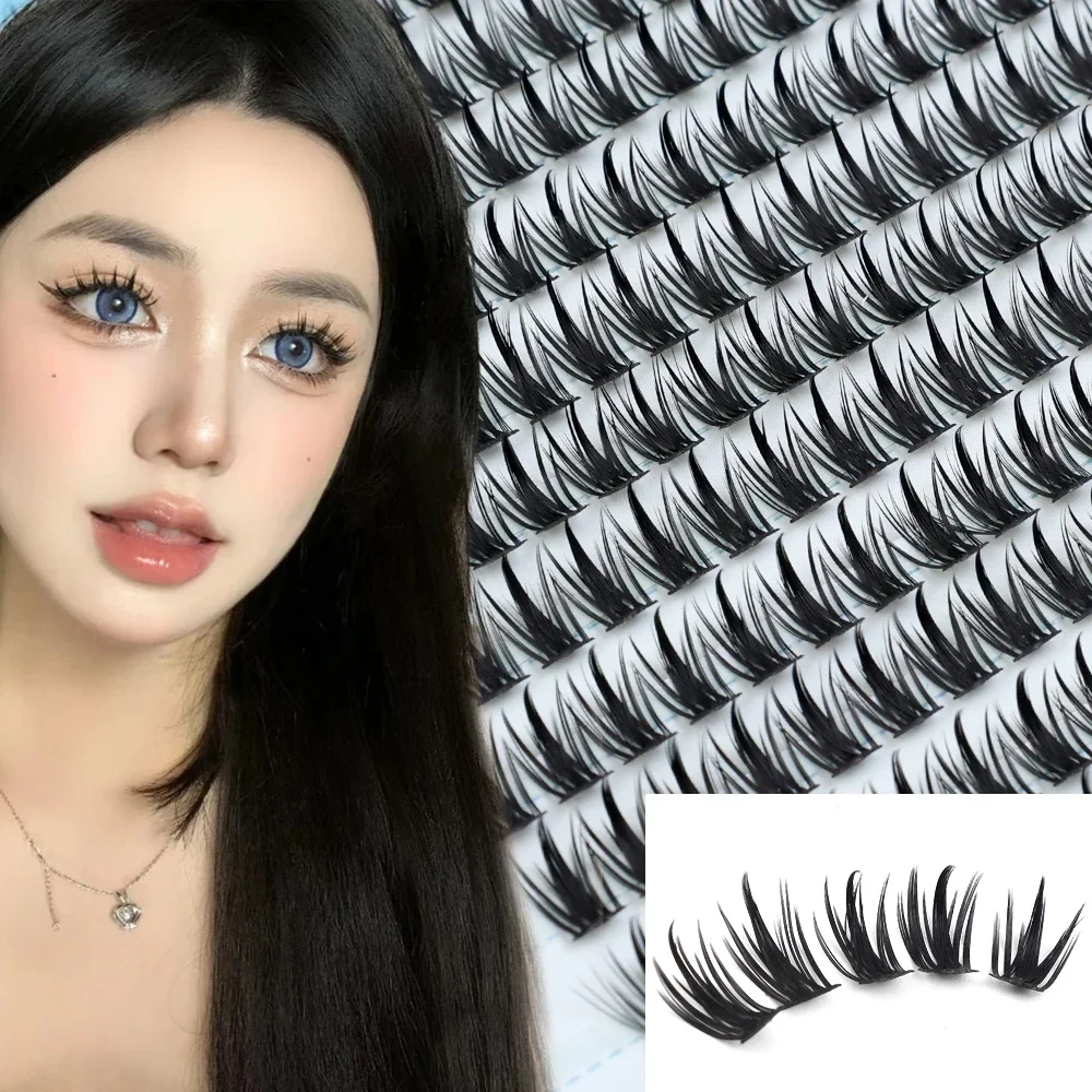 32 Rows Large Capacity False Eyelashes Natural Simulation Dense 3D Single Cluster DIY Eyelash Book Lashes Extension Beauty Tools