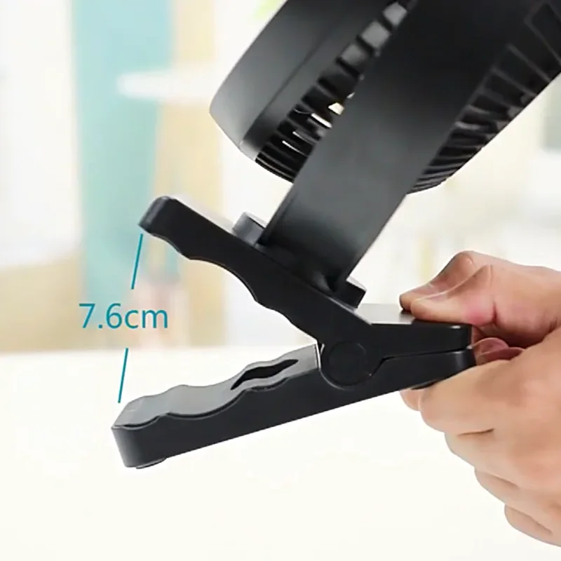 

Multifunctional Mini Clip Fan USB Powered Low Noise Desktop Hanging Fan Summer Personal Cooling Ventilador