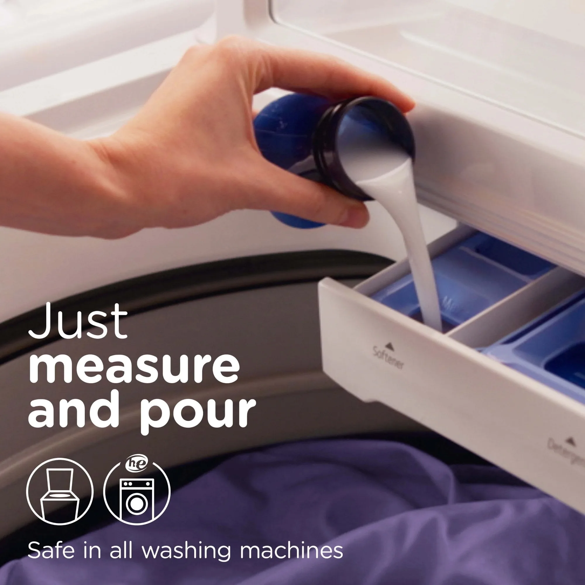 منعم الأقمشة السائلة فائقة النعومة، هادئ، لافندر وفانيليا، 93 أونصة سائلة، 138 تحميلًا