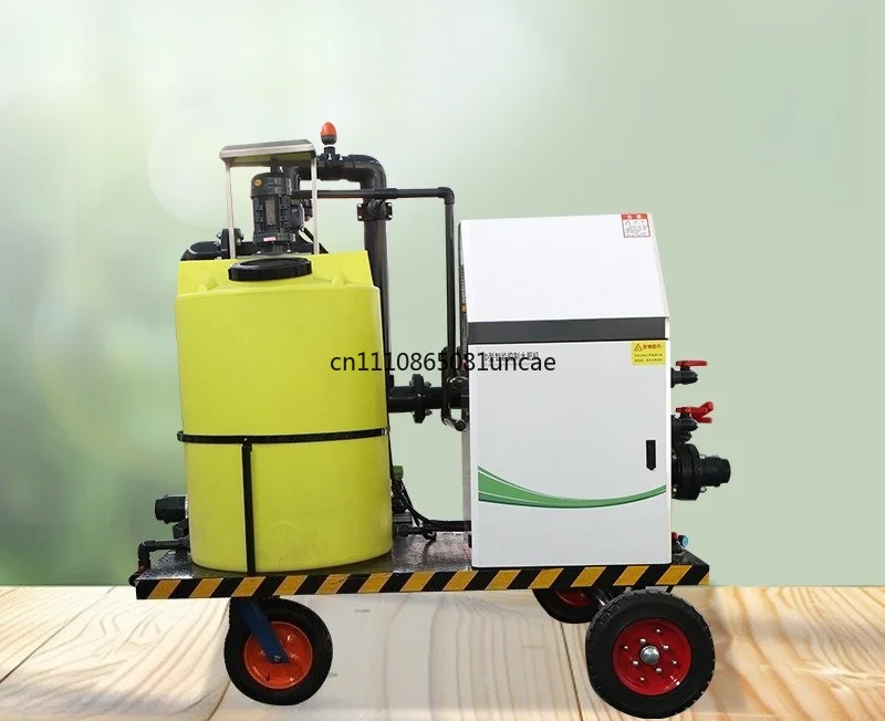 For Portable Automatic Intelligent Farm Fertilizer Injector Mobile Water Fertilizer Integrated Drip Irrigation Machine