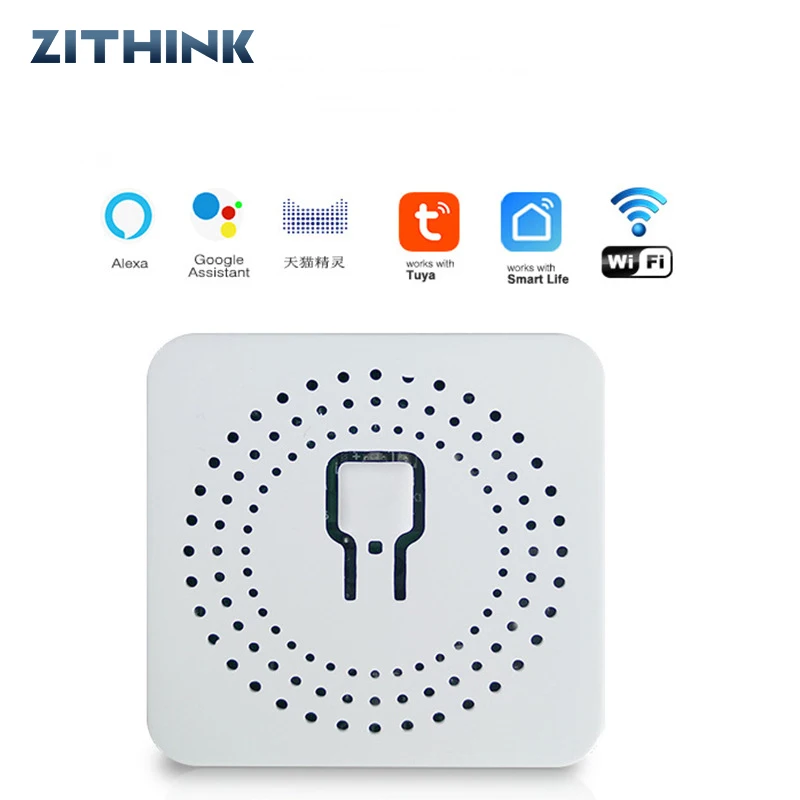 

Tuya Smart Wifi Mini DIY Smart Switch Дистанционный двойной переключатель управления с функцией Smart Life Alexa Google Home Voice