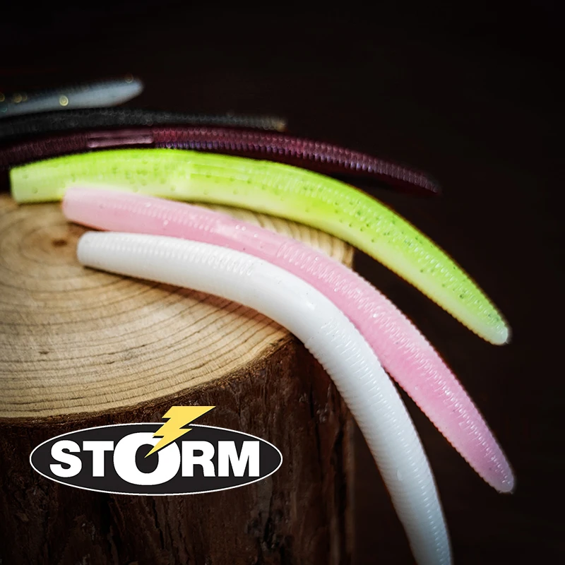 

STORM Shizun Wuman SENKO Noodles Bug Soft Bait Lead Head Hook Submerged Lure False Bait Perch Mandarin Fish
