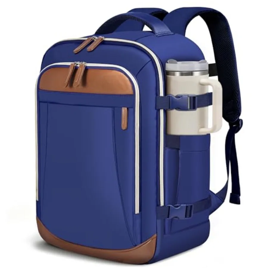 

Travel Backpack for Women and Men - 15.6 inch Laptop Backpack Airplane Flight Approved, Large Carry On Anti-theft Bag for Trave