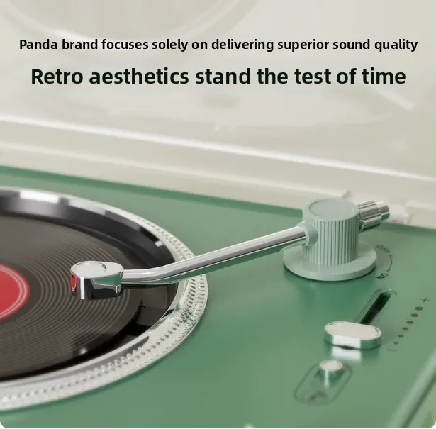 Retro All-in-One Hi-Fi CD Player Stereo Audio System for Home Music Album Disc Playback