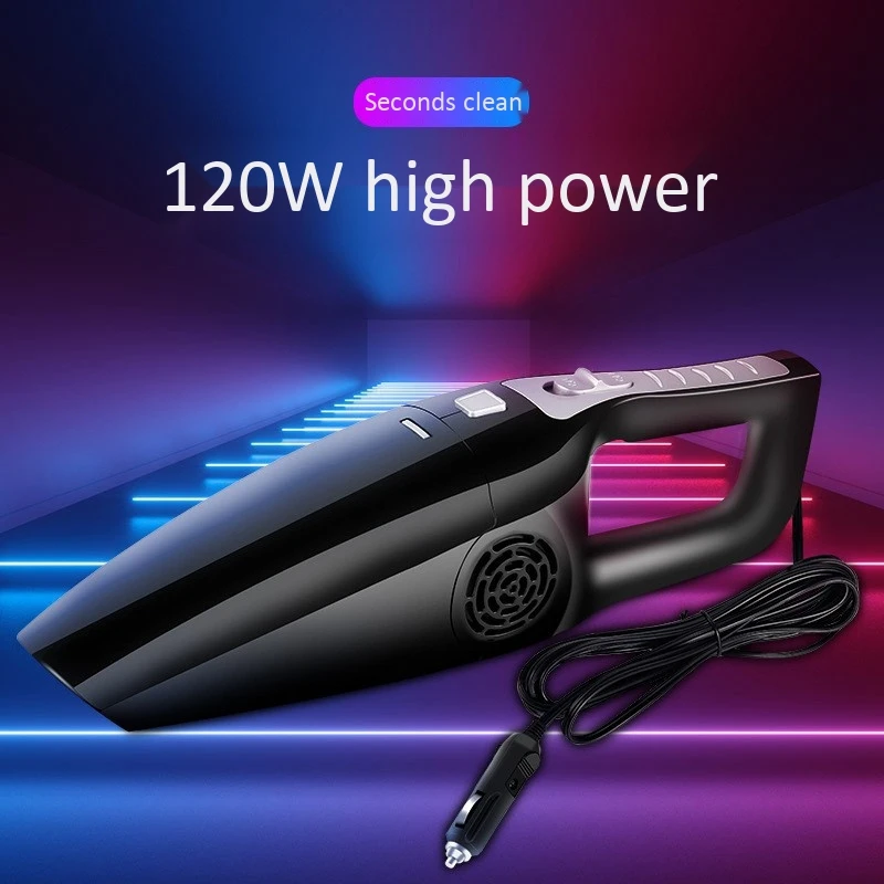 Car Vacuum Cleaner 120W High Power Wet And Dry Dual Purpose Strong Suction Portable Handheld Vacuum Cleaner For Toyota