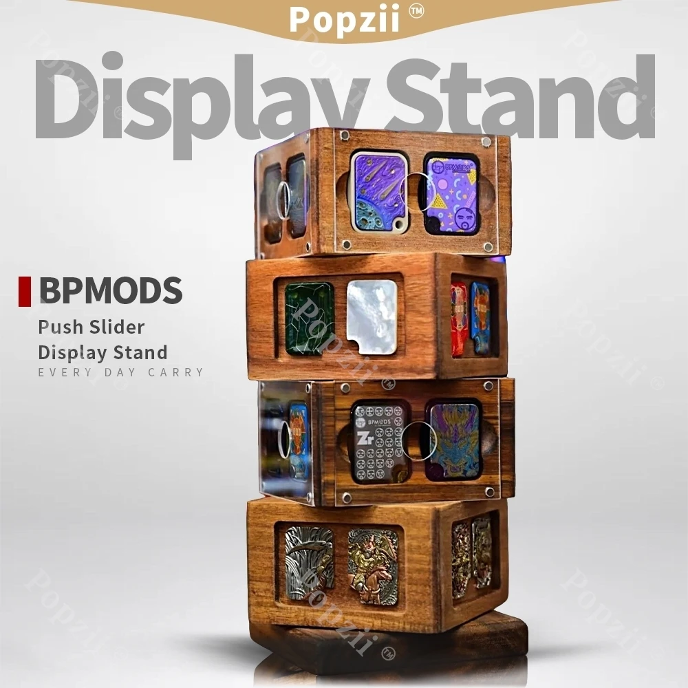 

BPMODS ценник Push Slider и патч-подставка бесконечное укладання вращающаяся рамка крутой гаджет EDC настольное украшение