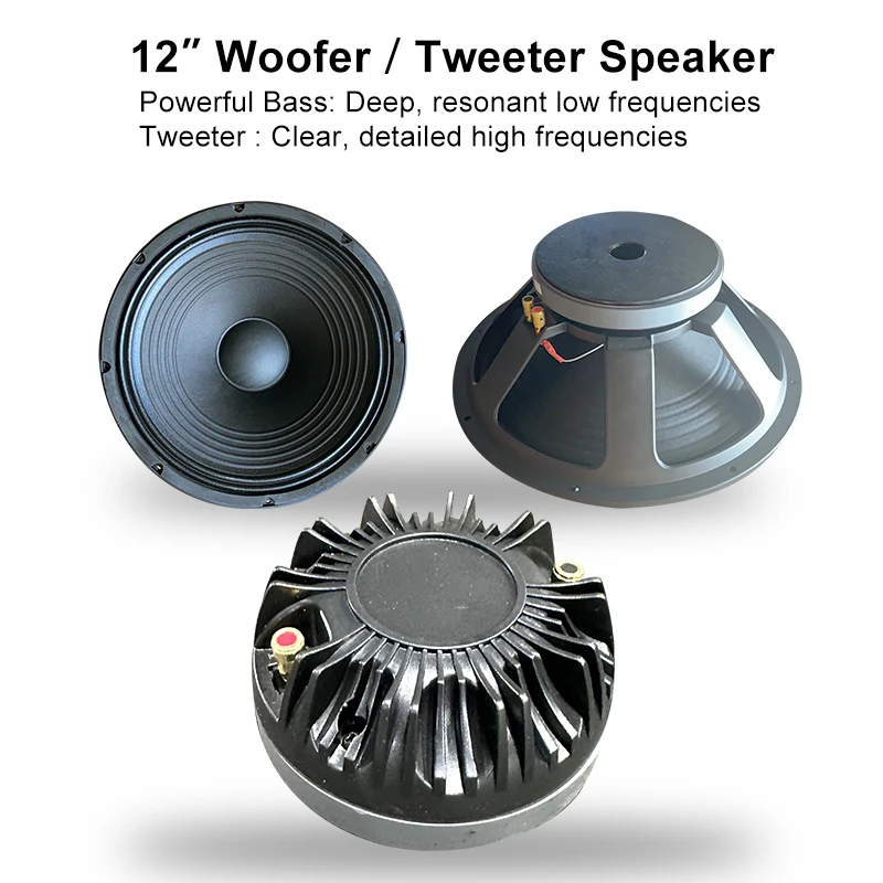 Full Range Speakers 12 Inch Professional Dj Party Church Passive Subwoofer Professional Speakers