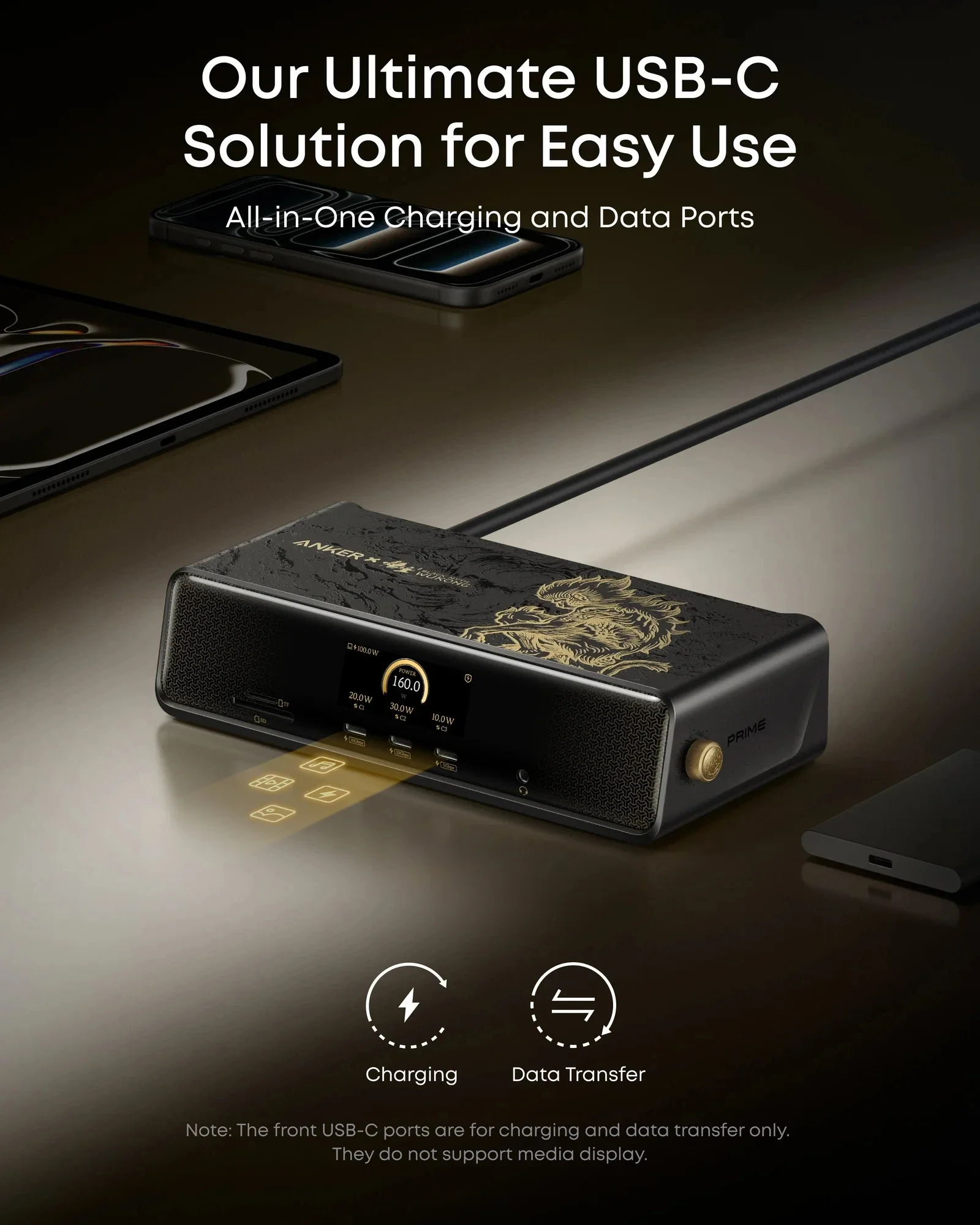 

Anker × Black Myth: Wukong Edition Anker Prime Docking Station (14-in-1, Triple Display, DisplayLink) with DL7400