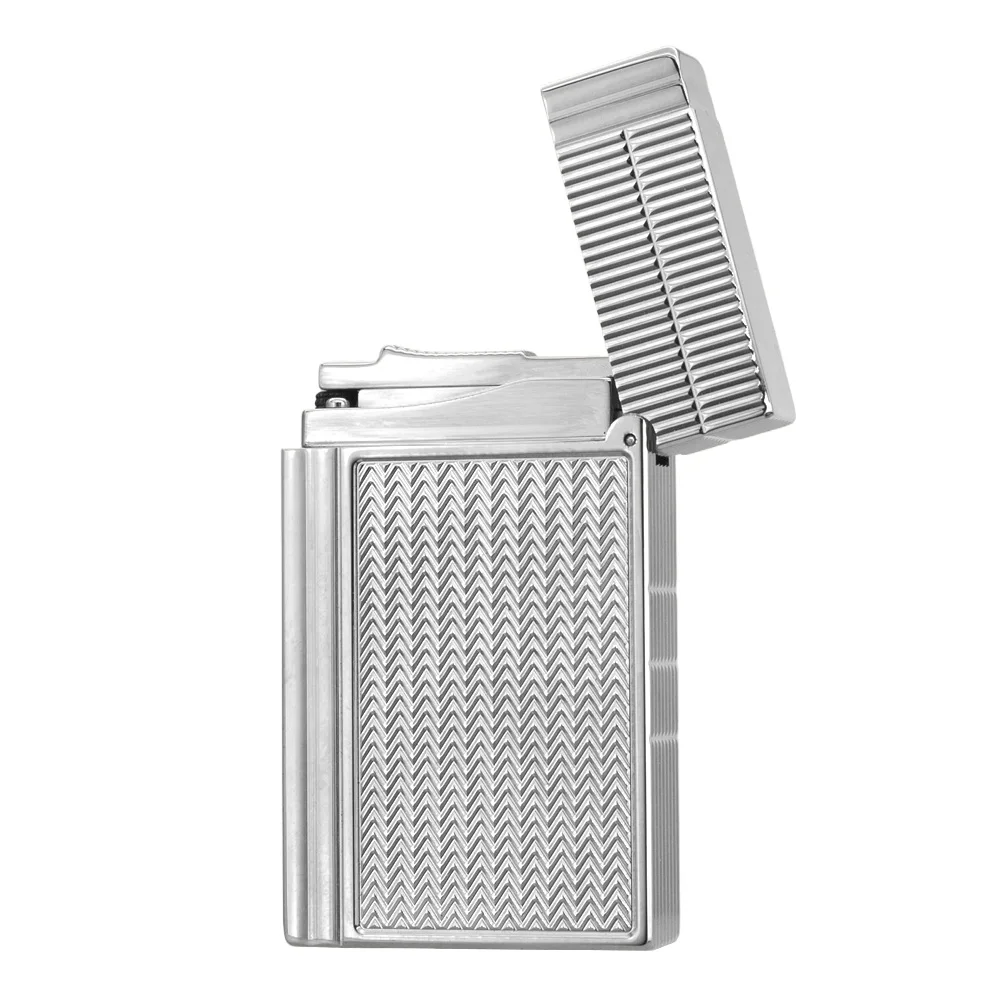 

Luxury brand lighter, custom-made lighter, lacquered finish, loud ignition sound, includes custom accessories.