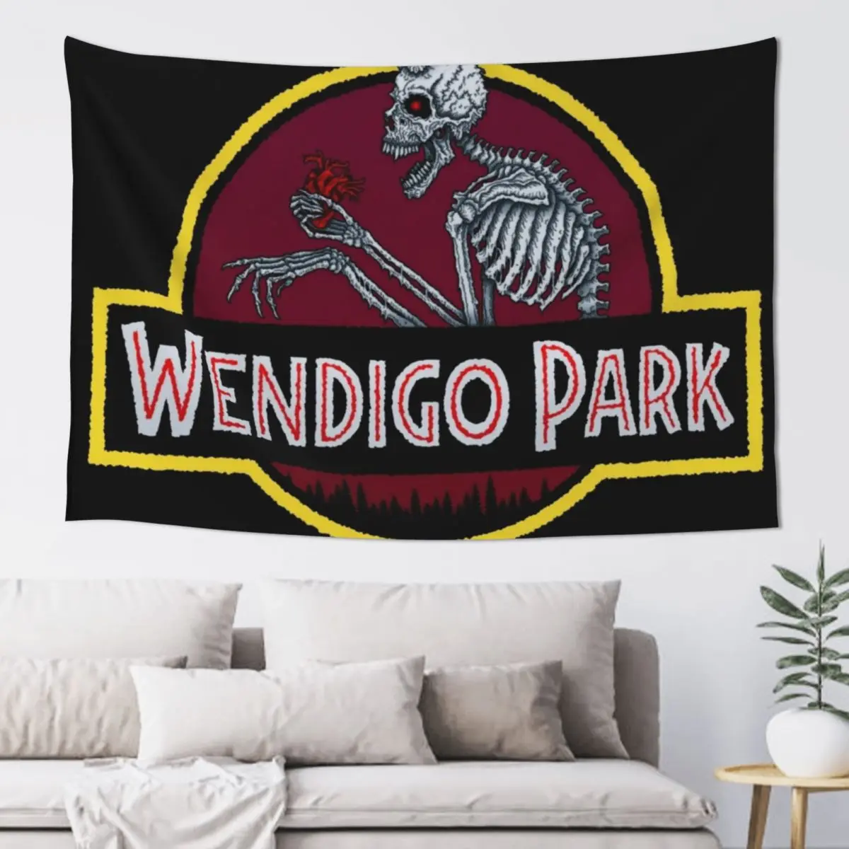 Wendigo Park - Azhmodai 22 Tapestry Luxury Living Room Decoration Bed Room Decoration Outdoor Decor Tapestry