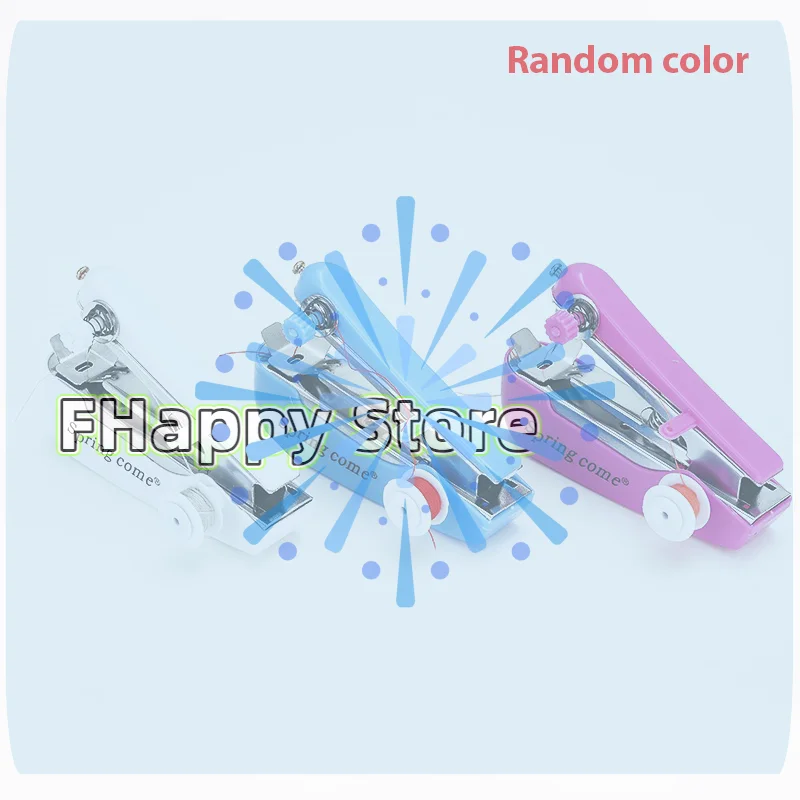 Mini Sewing Machines Needlework Cordless Hand-Held Clothes Useful Portable Sewing Machines Random Handwork Tools Accessories