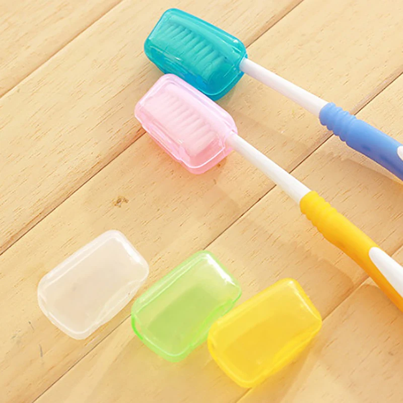 10Pcs Toothbrush Head Cover Case Cap Portable Travel Hike Camping Brush Protect Toothbrush Storage Organizer Bathroom Supply