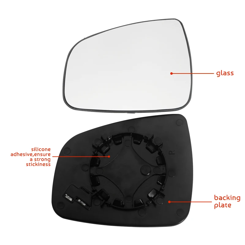 Left/Right Heated Rear Mirror Glass 6001549717 963653513R for Renault Dacia Duster 2014 - 2017 Logan Sandero Symbol