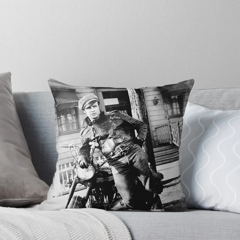 

Marlon Brando - BW Vintage - D53 Throw Pillow Cushion Cover Sofa Cushion Sofa Cushions Cover pillow