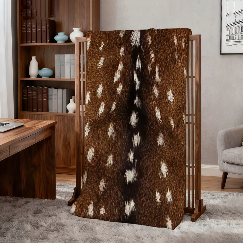Simulated Fur Deer Blanket Throw Super Cosy Plush Living Room Sofa Couch Childish Birthday Gifts