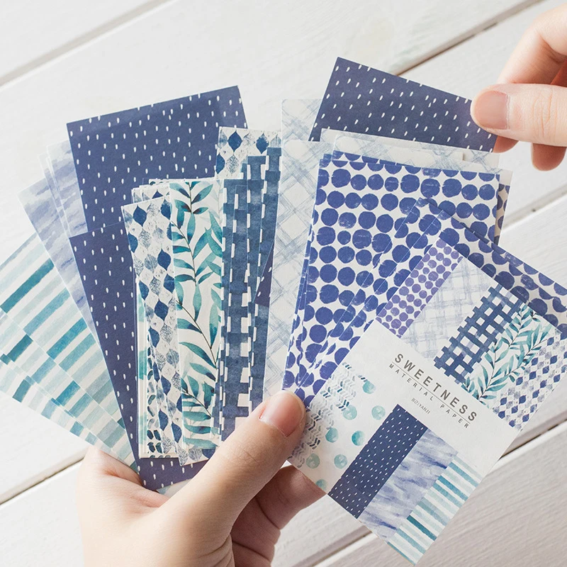 50 Sheets Retro Lace Grid Pattern Tearable Note Sheets, Elegant Layering Material for Journal Craft