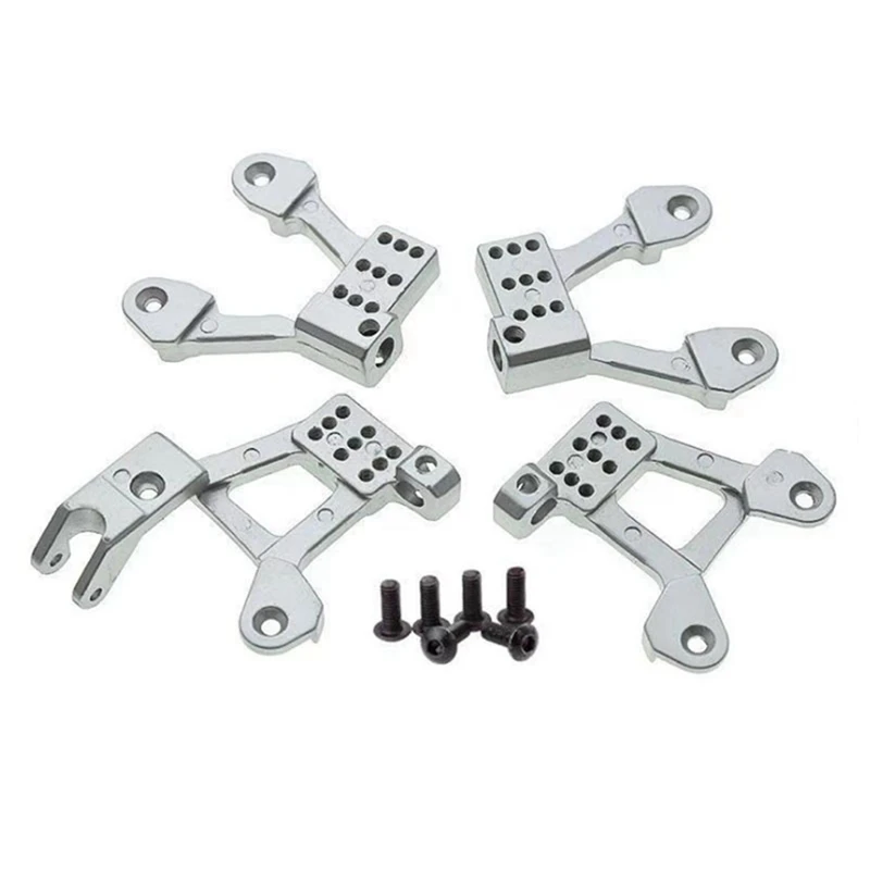 For SCX10 90046 1/10 Simulation Climbing Car Metal Upgrade Fittings Shock-Proof Connecting Seat