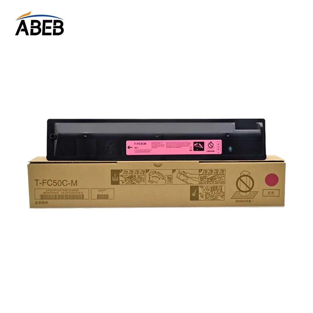 1 Uds T-FC50C cartucho de tóner de Color para Toshiba e-studio 2555C 3055C 3555C 4555C 5055C polvo de tóner de alta calidad