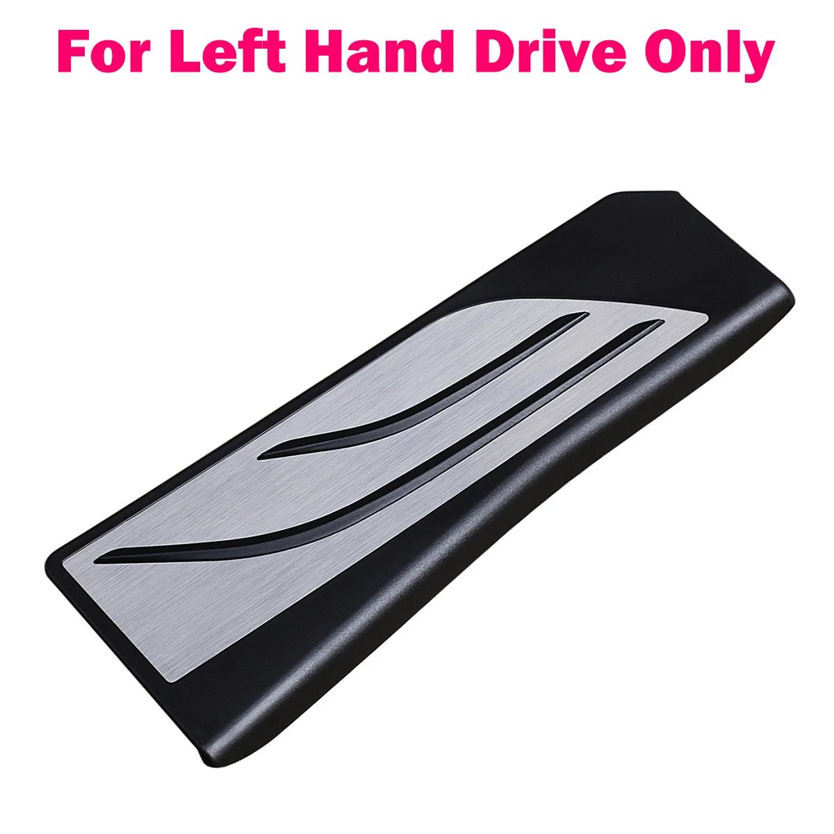 LHD Edelstahl Fußstütze Dead Pedal Pad Abdeckung Trim Für BMW 5 6 7 Serie X3 F10 F11 F07 F25 F06 F12 F13 F01 530i 640i 740i