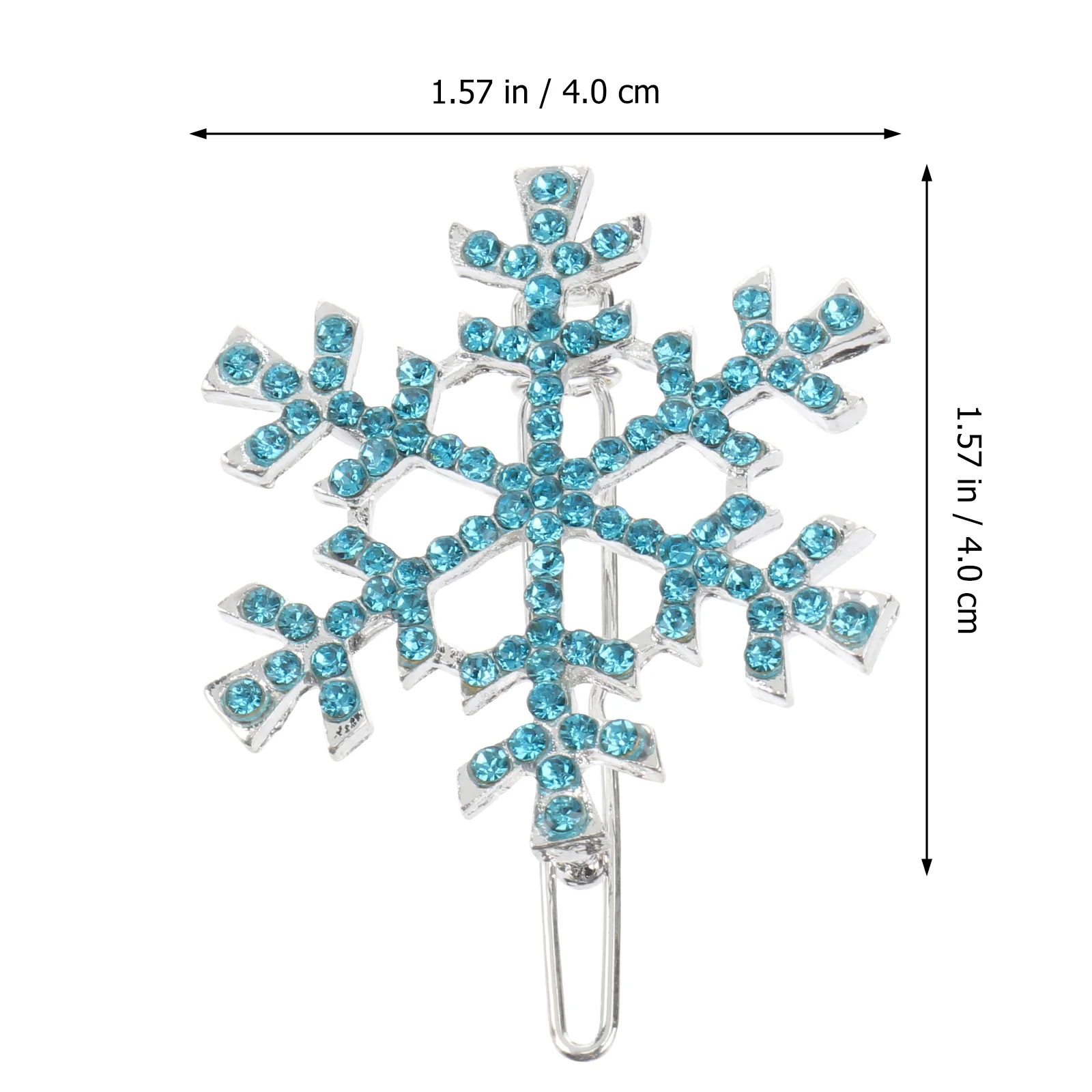 6 Pcs Hair Pin Barrettes Snowflake Pins Clips Kids Hairpins Headgear Accessories بچوں