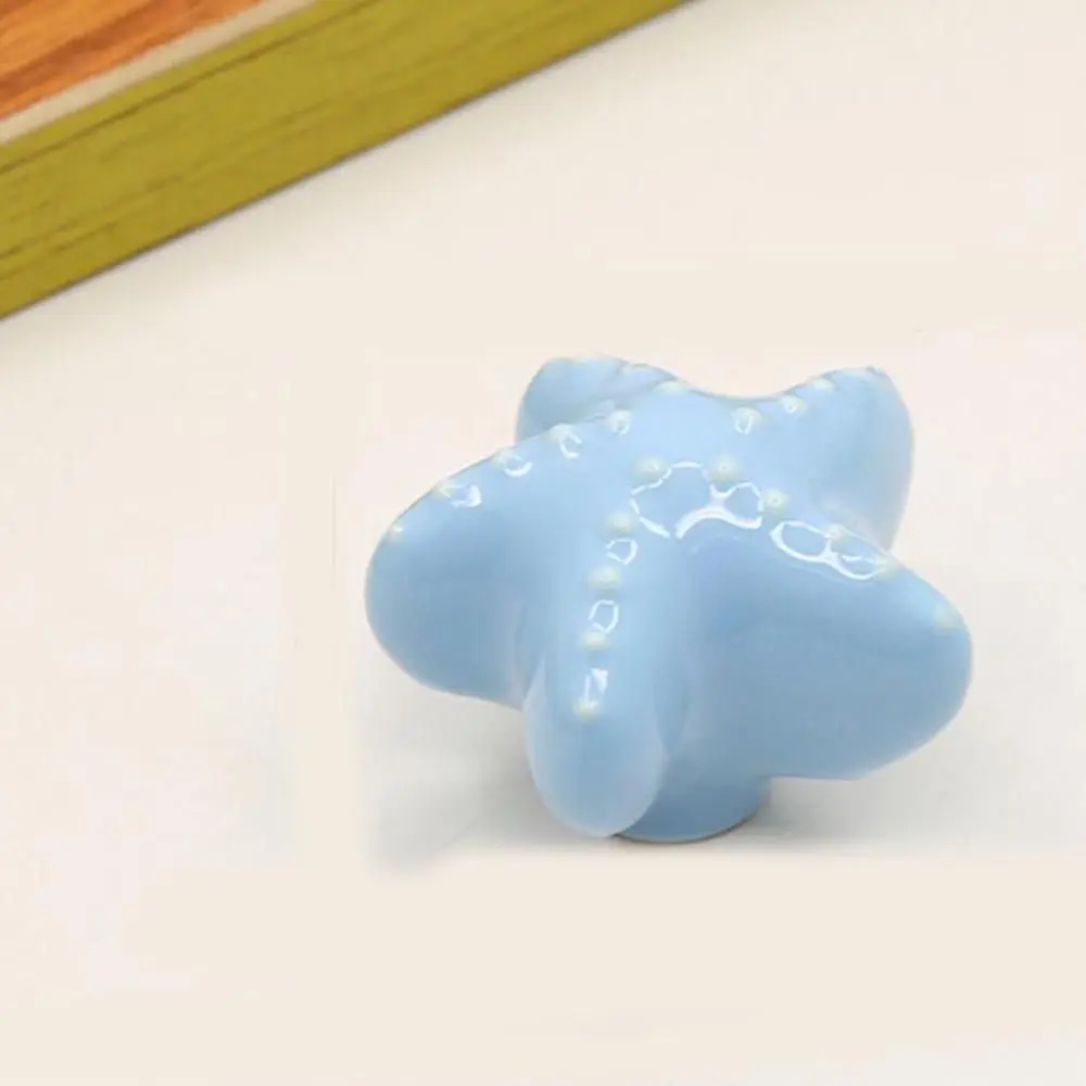 مقبض كابينة سيراميك صغير بفتحة واحدة على الطراز الأوروبي مقابض سحب باب عتيقة مقابض أدراج مستديرة للمطبخ