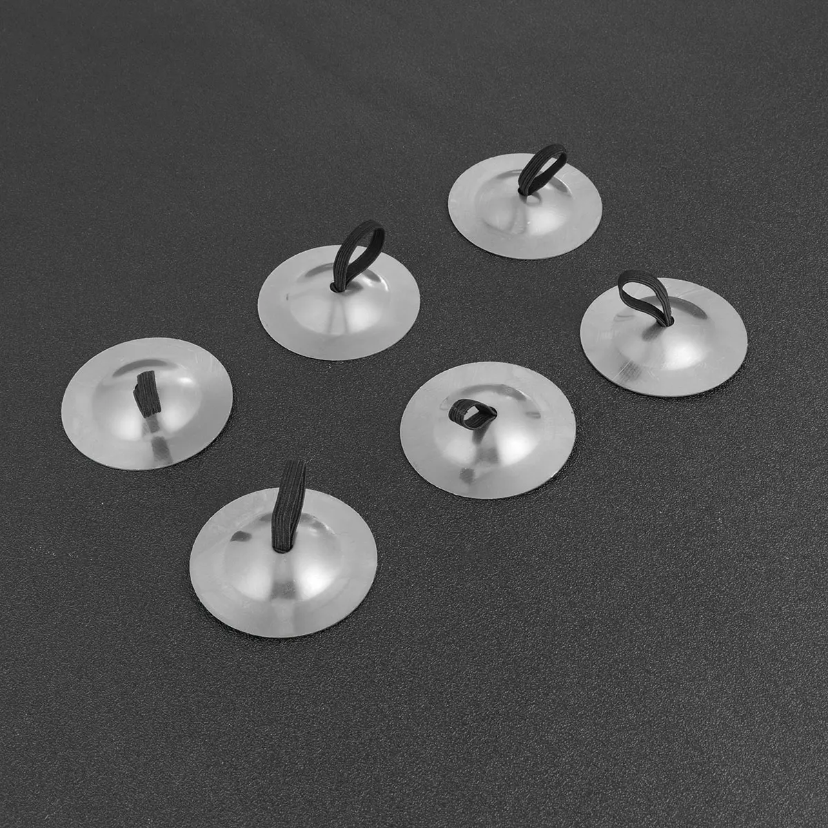 

6 Pcs Copper Finger Cymbal Dancing Props Cymbals Pure Belly Percussion Instrument