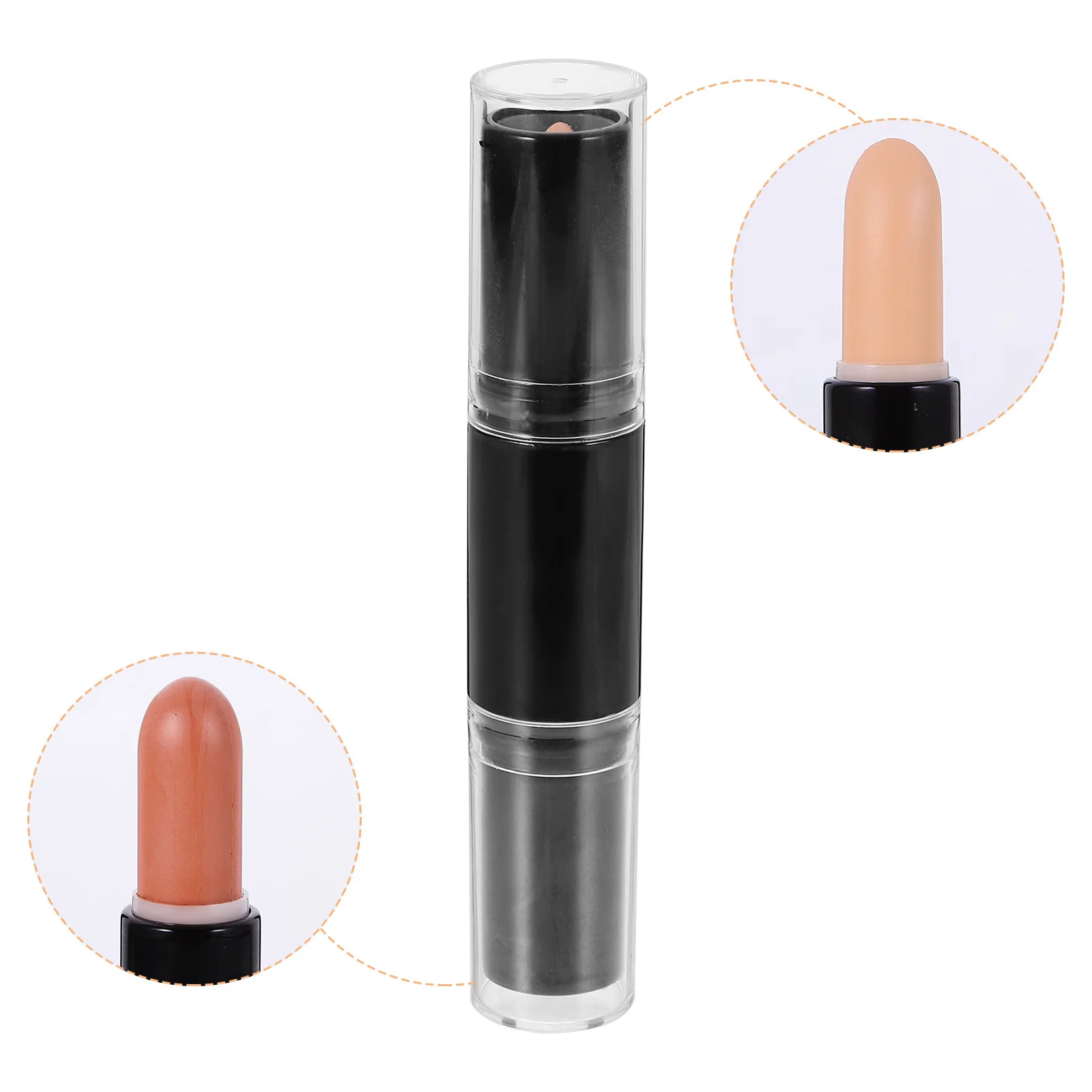 ダブルエンドコンタースティック ハイライターとコンシーラー 女性用フェイスシェイピングメイクアップツール デイリーデート 結婚式 プロ仕上げ