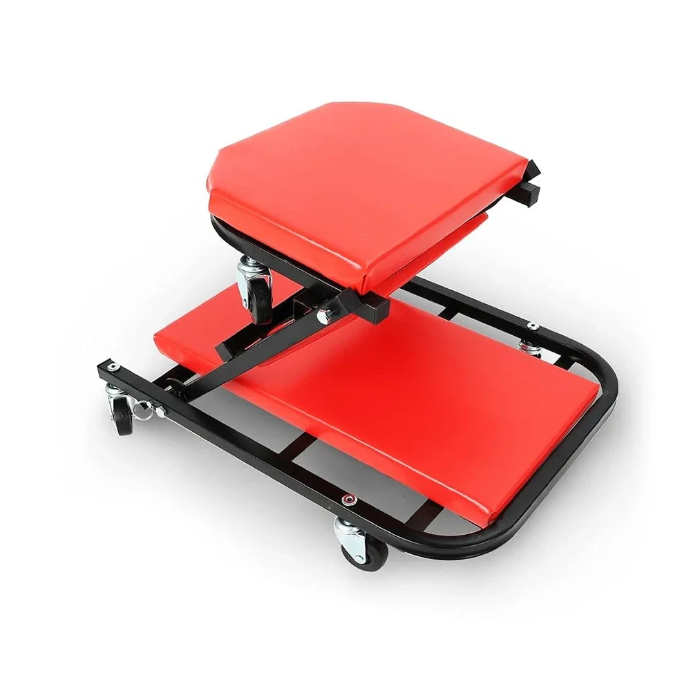 

Premium 6-Wheel Steel Workshop Repair Mechanics Creeper Trolley For Garages Mechanics And Auto Repair With Creeper Seat