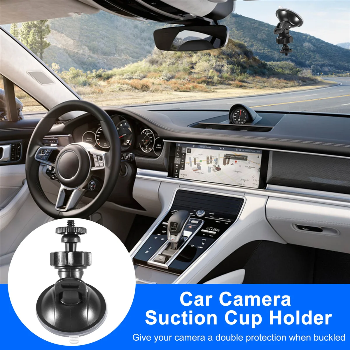 N93R Car windshield suction cup mount for Mobius Action Cam car keys camera