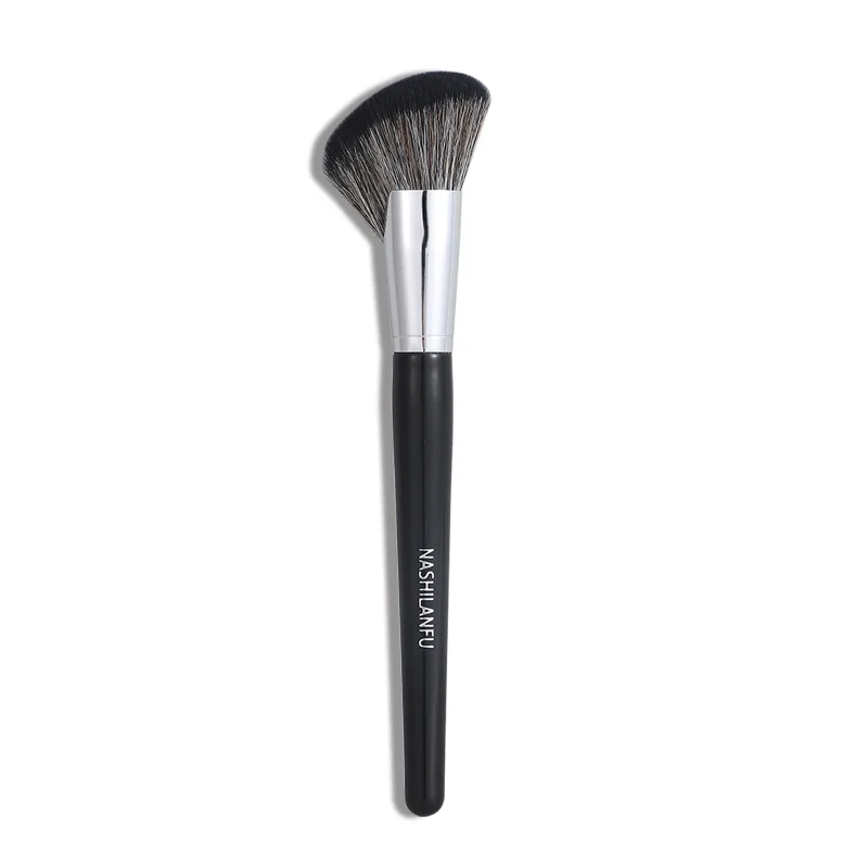 Black Sculpting Brush Professional Makeup Brushes Large Cosmetic Face Cont Bronzer Oblique Powder Blush Brush Face Make Up Tools