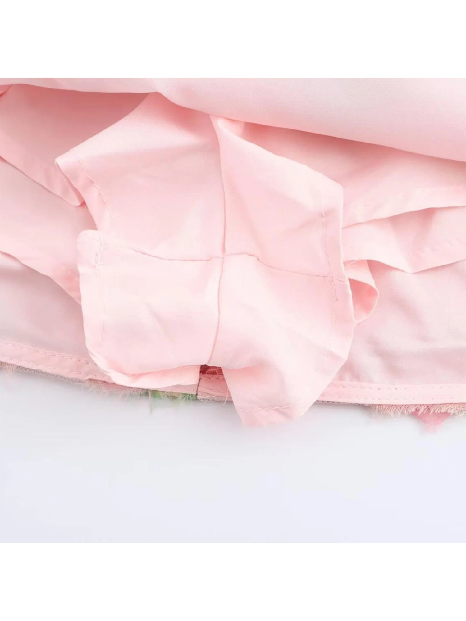 Damska spódniczka mini 3D z kwiatowym wzorem, vintage, estetyczna, szykowna, z niskim stanem, spódnice w stylu Harajuku Y2k, spódnice w kształcie litery A, moda z lat 2000, ubrania shoujo, na lato.