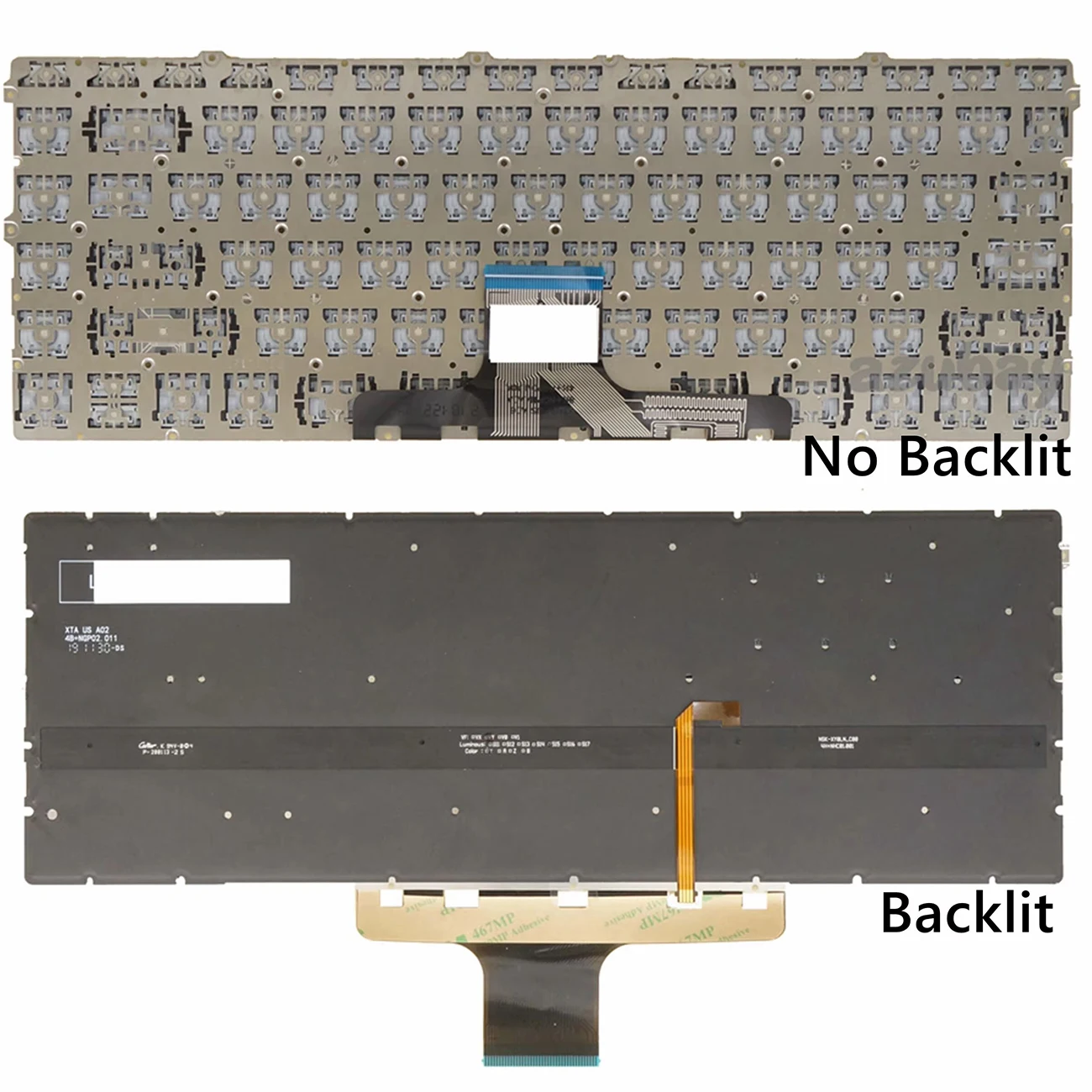 

US Backlit Keyboard for HP BLQEL3A5WEZ02V SN6193BL7 NSK-XTCBQ SG-B0510-XUA Pavilion 14-ec 14-ec000 14m-dw000 13-bb0000