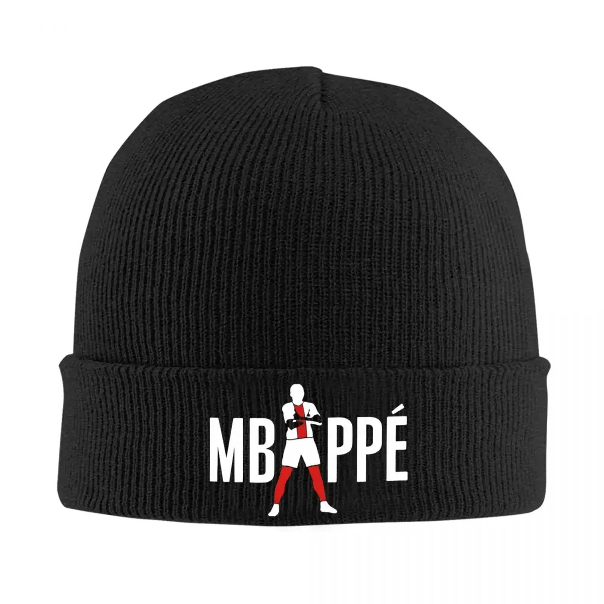 M-Mbapped Bonnet Hats soccer Beanie Hats Graphic Knit Hat Autumn Winter Casual Female Male Hippie Elastic Cap