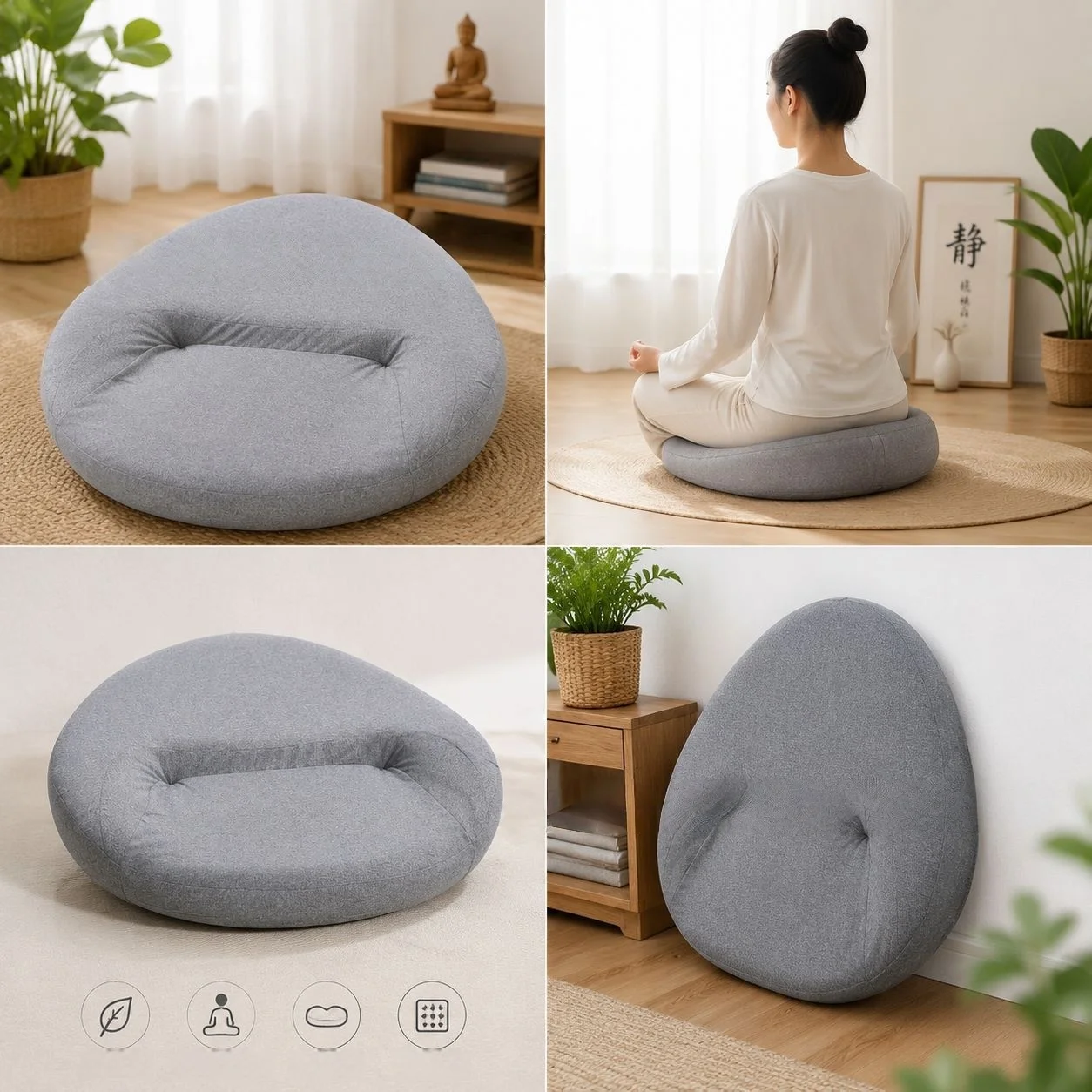 Home Home Retreat Zen Meditation Cushion Bay Window Seat for Mindfulness & Relaxation Artificial Body Yoga Seat - Aliexpress Deal