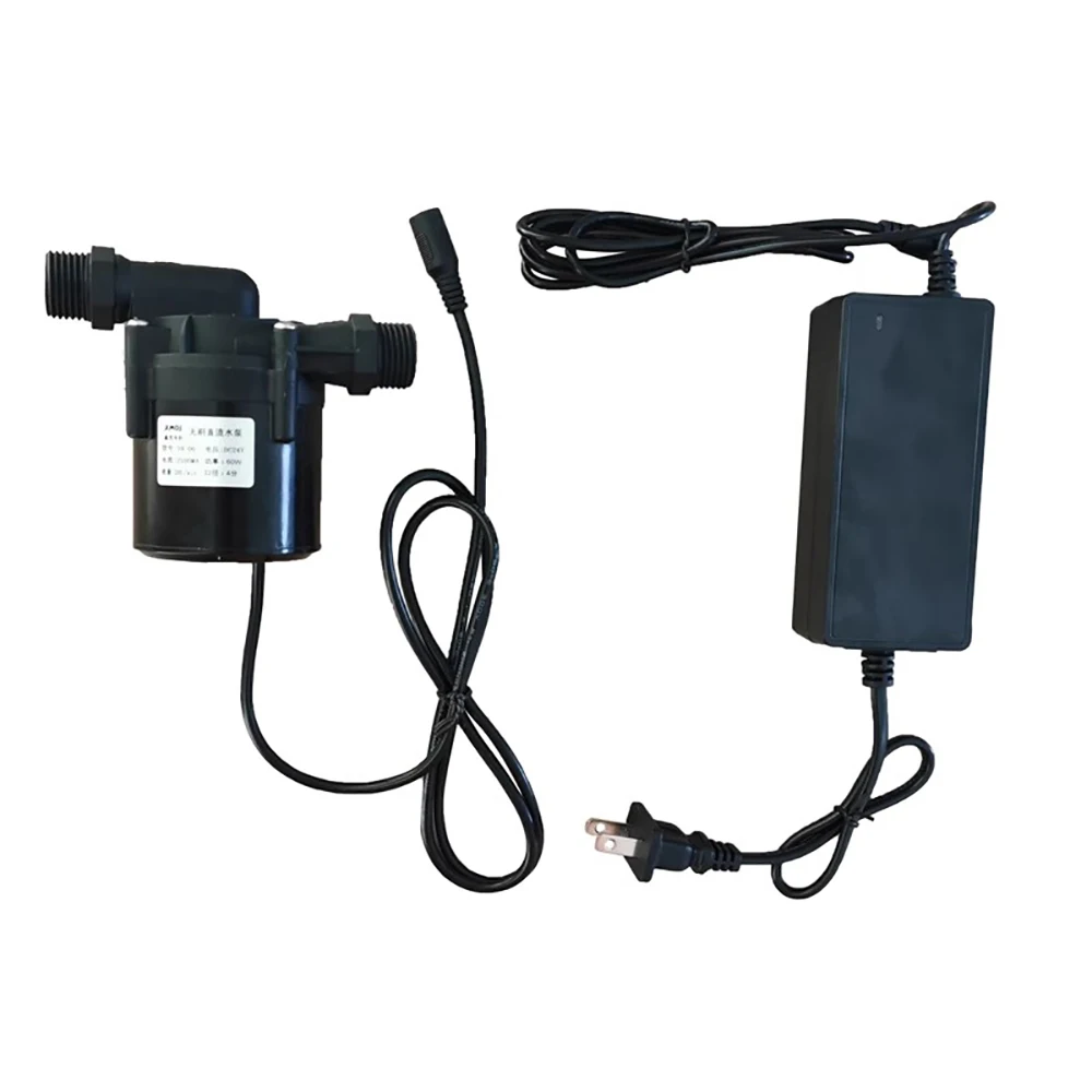 

Бесщеточный насос постоянного тока с высоким подъемом 24 В — ультра-тихий циркуляционный насос для горячей/холодной воды (головка 15 м, 20 л/мин) для систем отопления/охлаждения