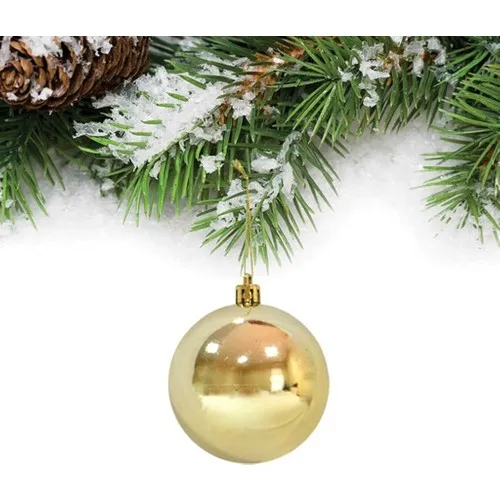 Pazariz Christmas Pine Tree Süsü Gold Ball 6 cm 6'lı