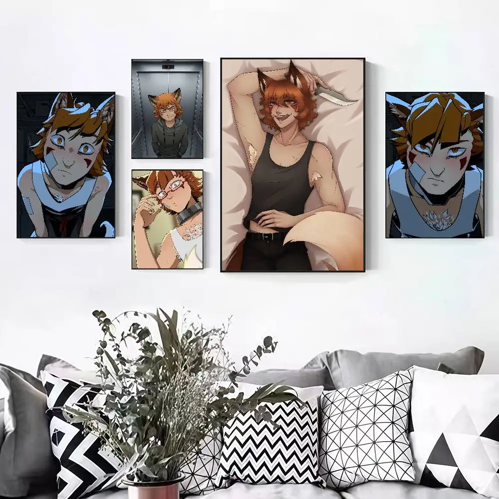

Game R-Ren Hana Peelable Self-adhesive Poster Stickers Are Suitable For Frameless Wall Decoration In A Room