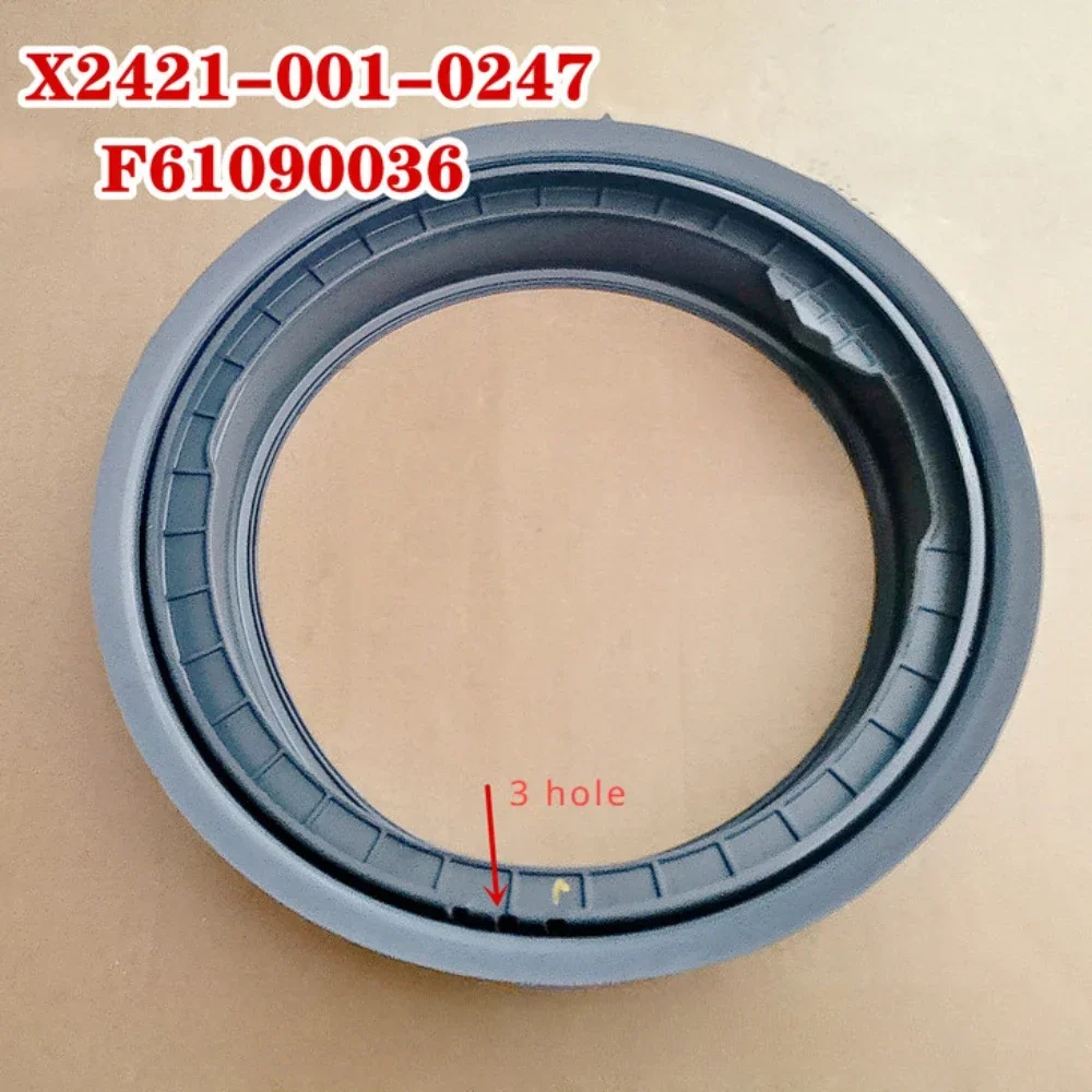 New Door Seal Ring For Skyworth F61090036 Washing Machine Sealing Rubber X2421-001-0247 Washer Parts