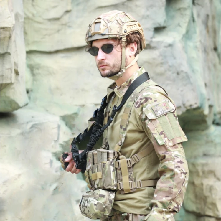 Tactical Chest Rig Amunition Magazine Plate Carrier Outdoor Training Activities Camo Holster Tactical Vest