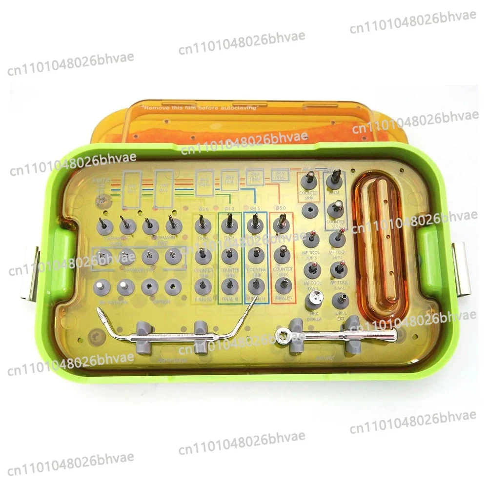 

Dentium Implant SuperLine & Implantium Surgical Kit Dentium Implant Dental Surgical Kits Instrument Set Dental Tools