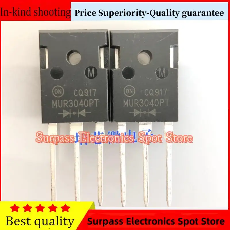 50PCS-100PCS  MUR3040PT   30A 400V TO-247  Price Superiority-Quality guarantee