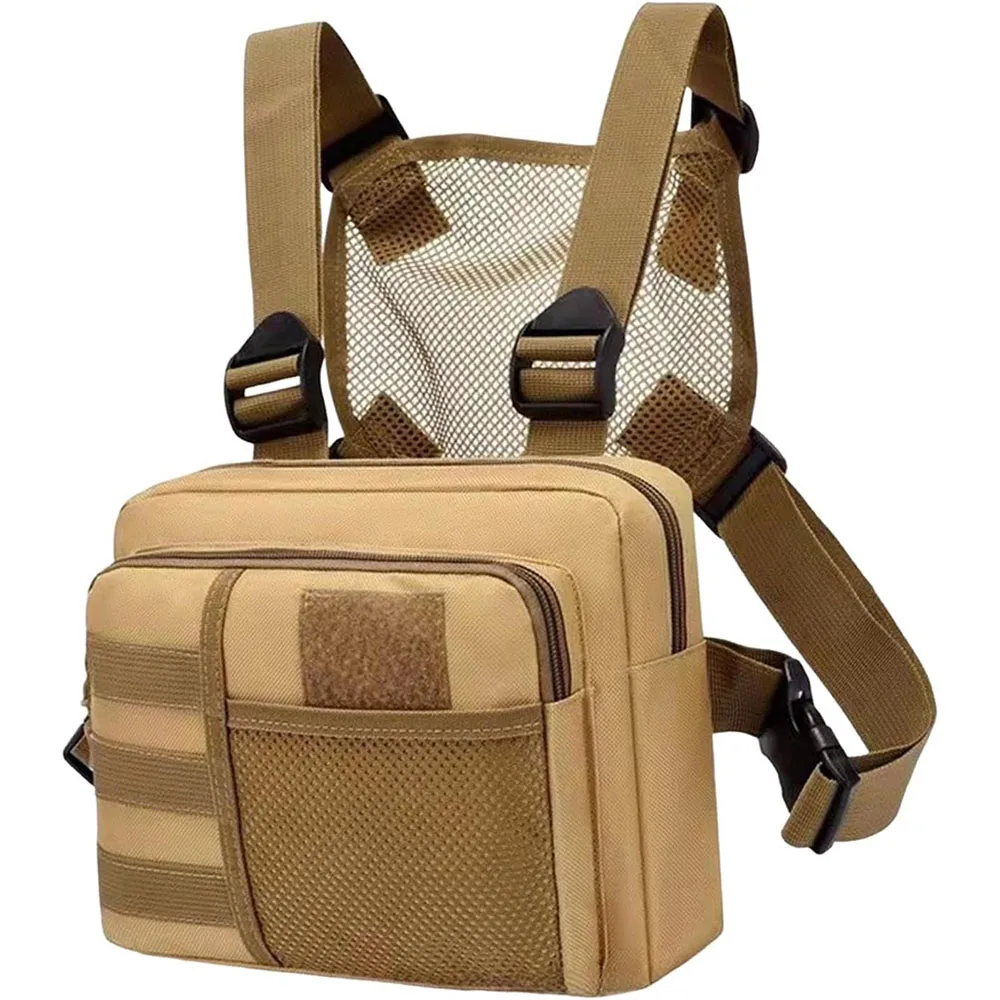 

Multi-function Tactical Vest Chest Bag Fashion Men's Hip-hop Streetwear Outdoor Chest Bags Waterproof Oxford Sport Backpack