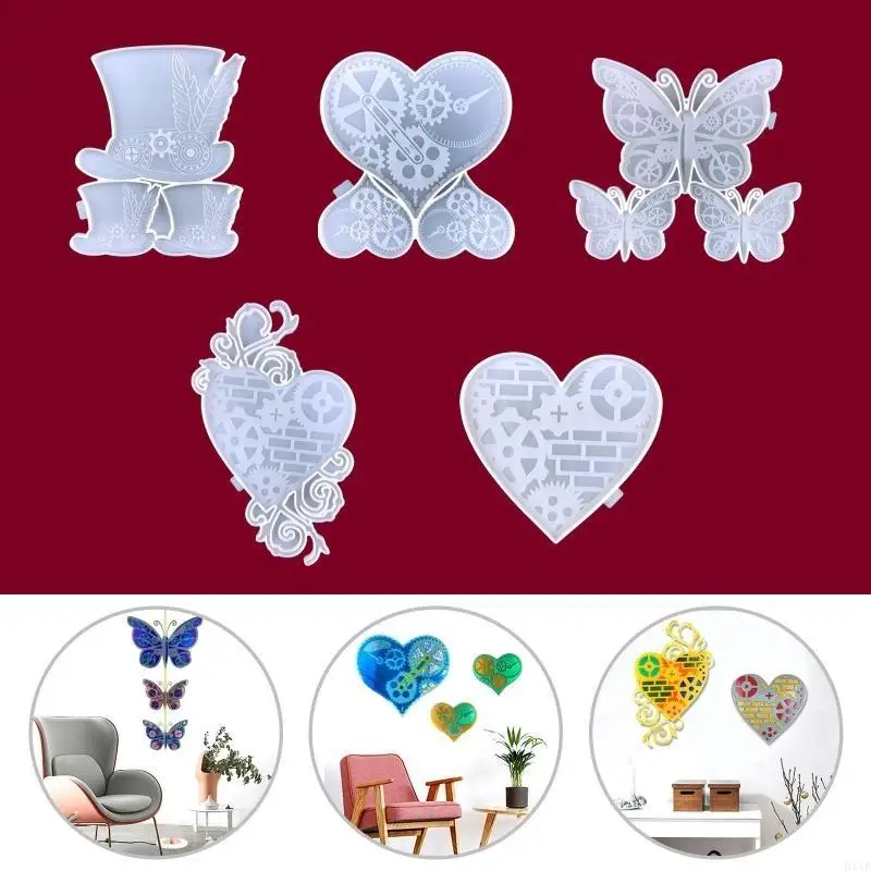 91AF Hat Silicone Mold Epoxy Casting Mold for Wall Hanging Mount D