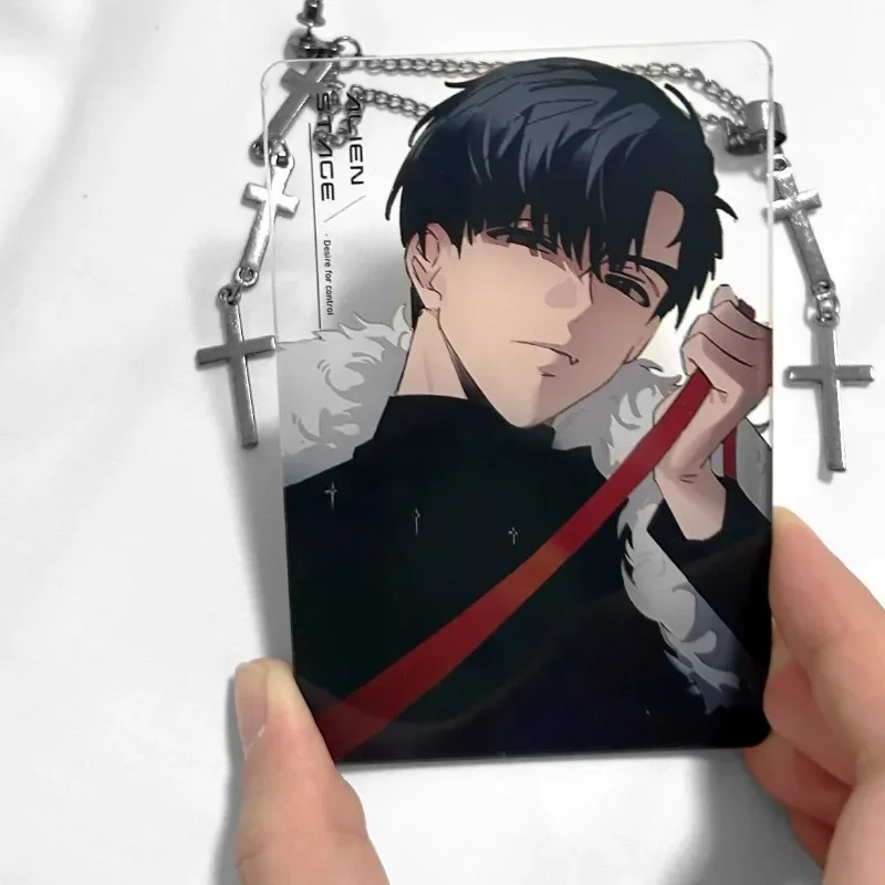 2Pcs/Pack Alien Stage Anime Group Photo Card Ivan Till Transparent Cards Collection Ornament Kids Freinds Gift Creative Cosplay