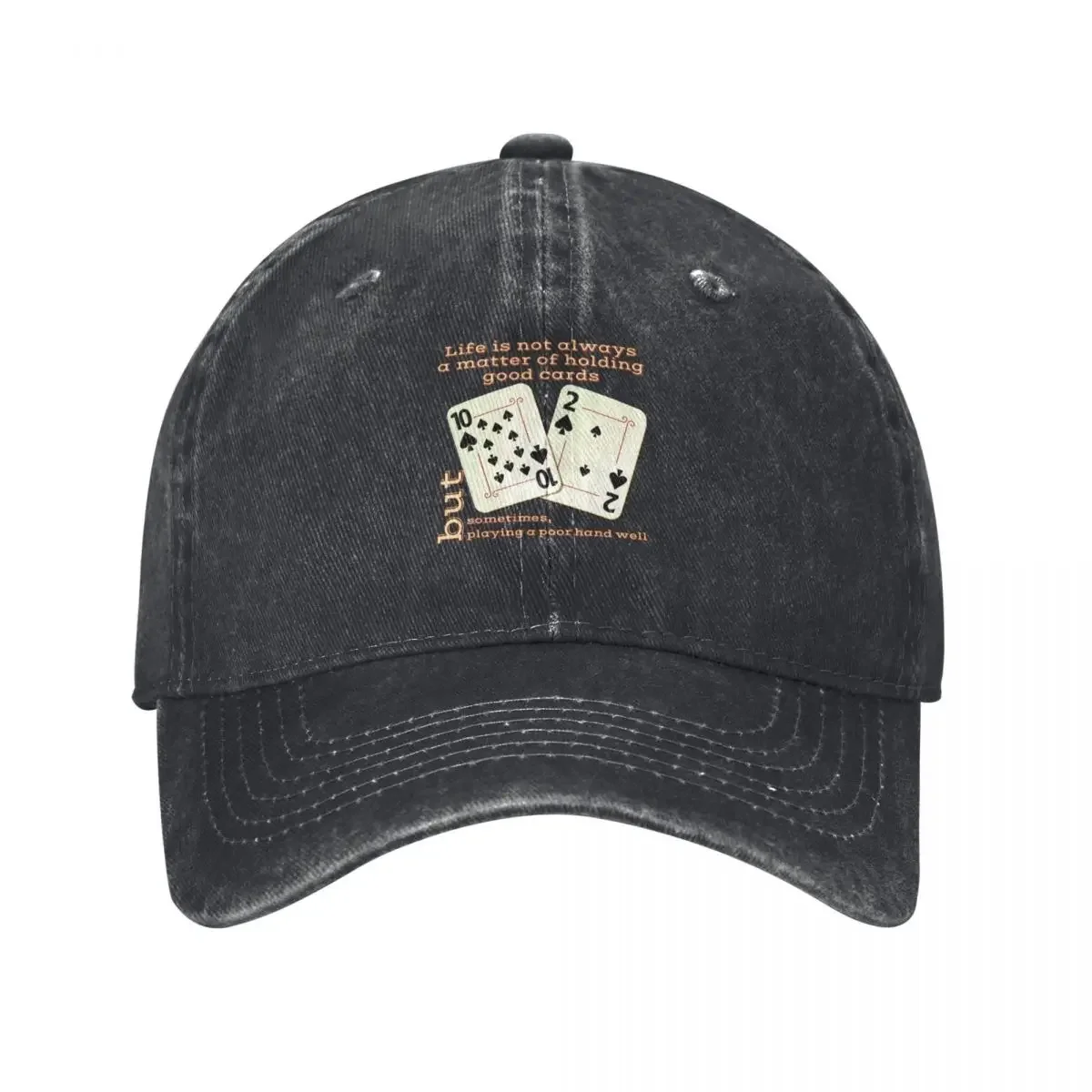 Poker fan, Doyle Brunson, 10-2, Texas hold em, world series, Funny Poker, Lucky poker shirt, Poker Player Baseball Cap