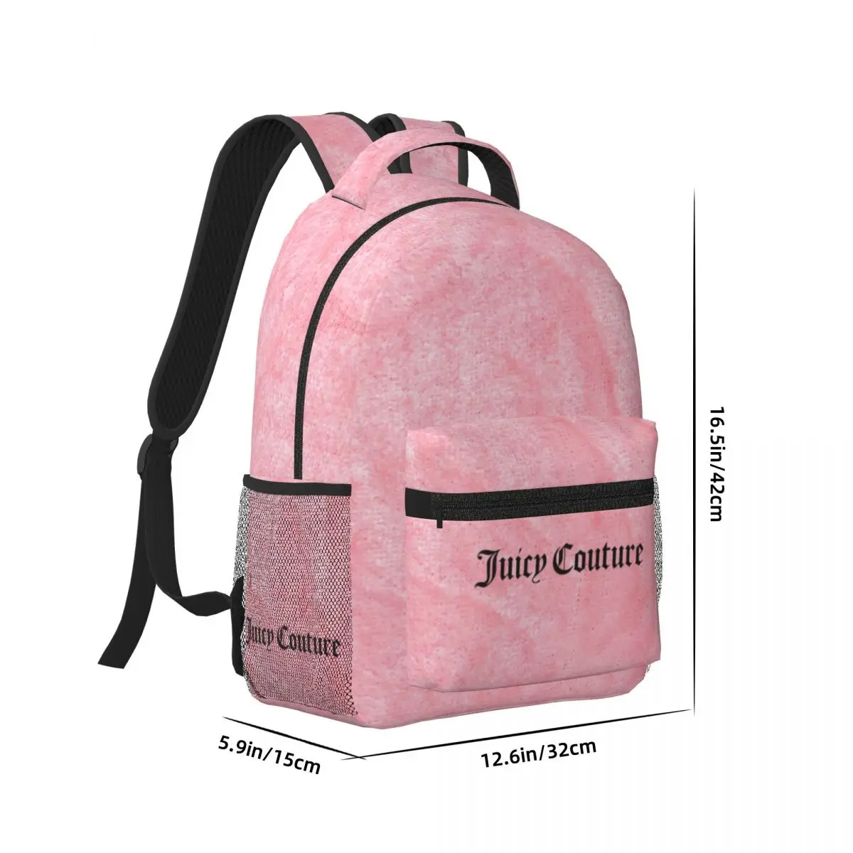 Venda quente-como-juicy-couture-estilo nova moda de alta capacidade à prova dwaterproof água faculdade mochila na moda portátil saco de livro de viagem 17in