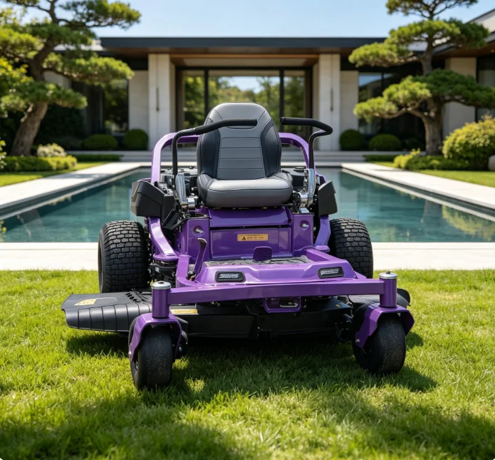Remote Control Lawn Mower with Track Drive and 550mm Cutting for Rice Paddy Ridges Remote Control Lawn Mower