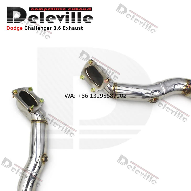 

Factory price Performance Downpipe for Dodge Challenger 3.6L 2015-2023 Engine Polished Stainless Steel Pipe Exhaust Automobiles