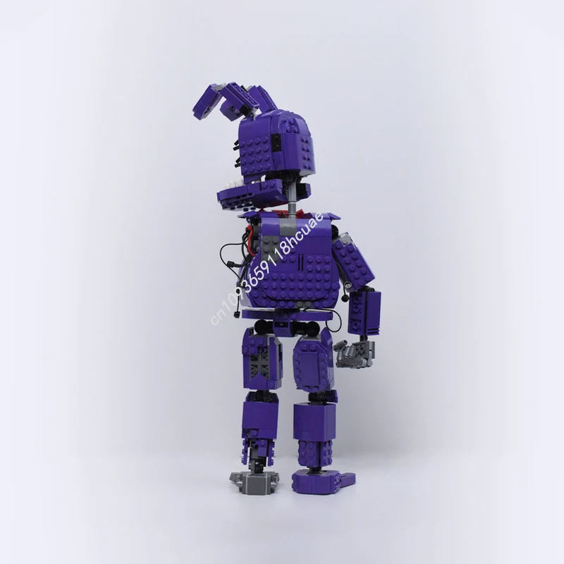 920PCS Collectible Figures Withered Bonnie  Model Moc Building Blocks Stacking Bricks Creative Educational Toys Kid Gift Diy