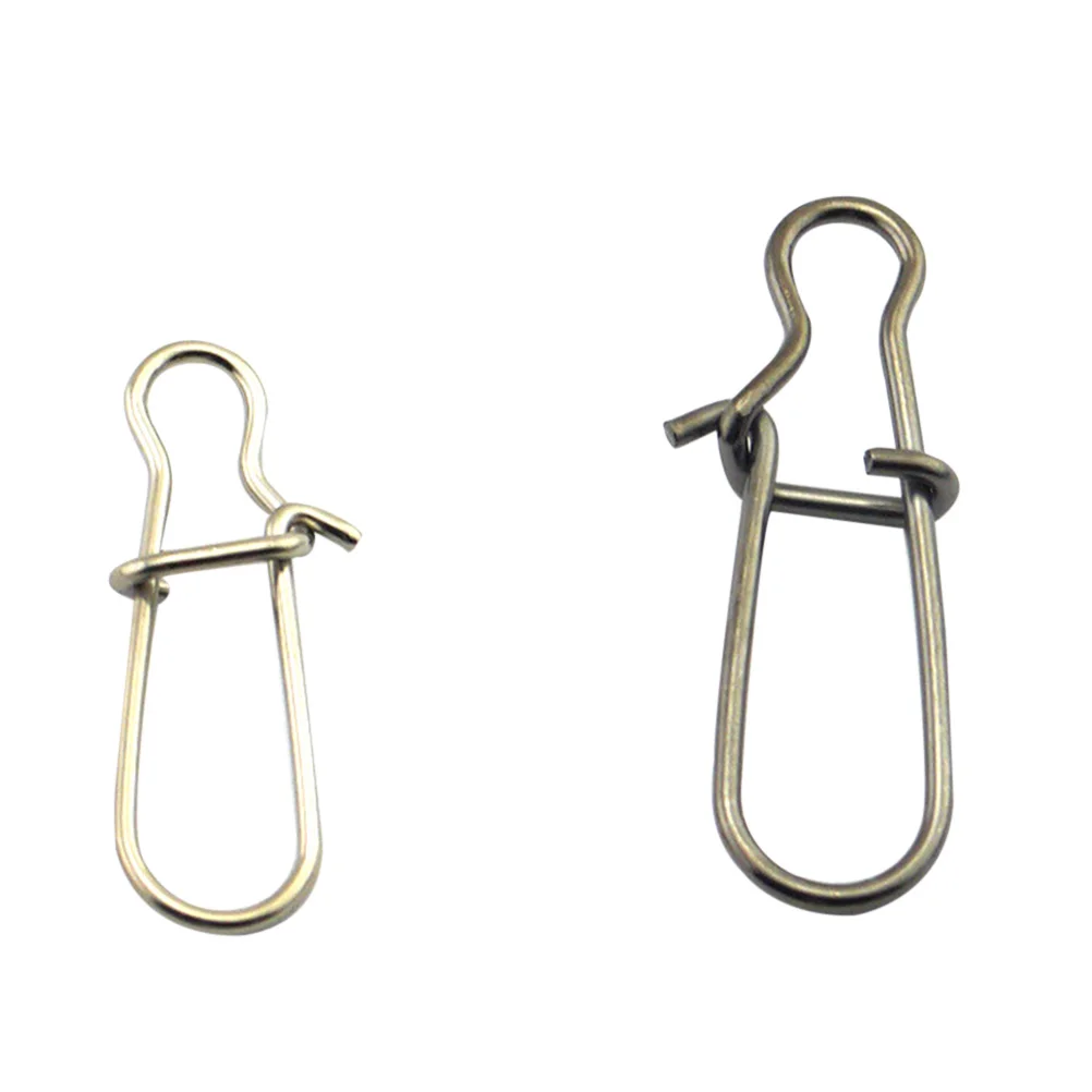 

100pcs Fishing Safety Connector Durable Metal Material 6mm Size Pin for Swivel Line Hook Tackle Accessories